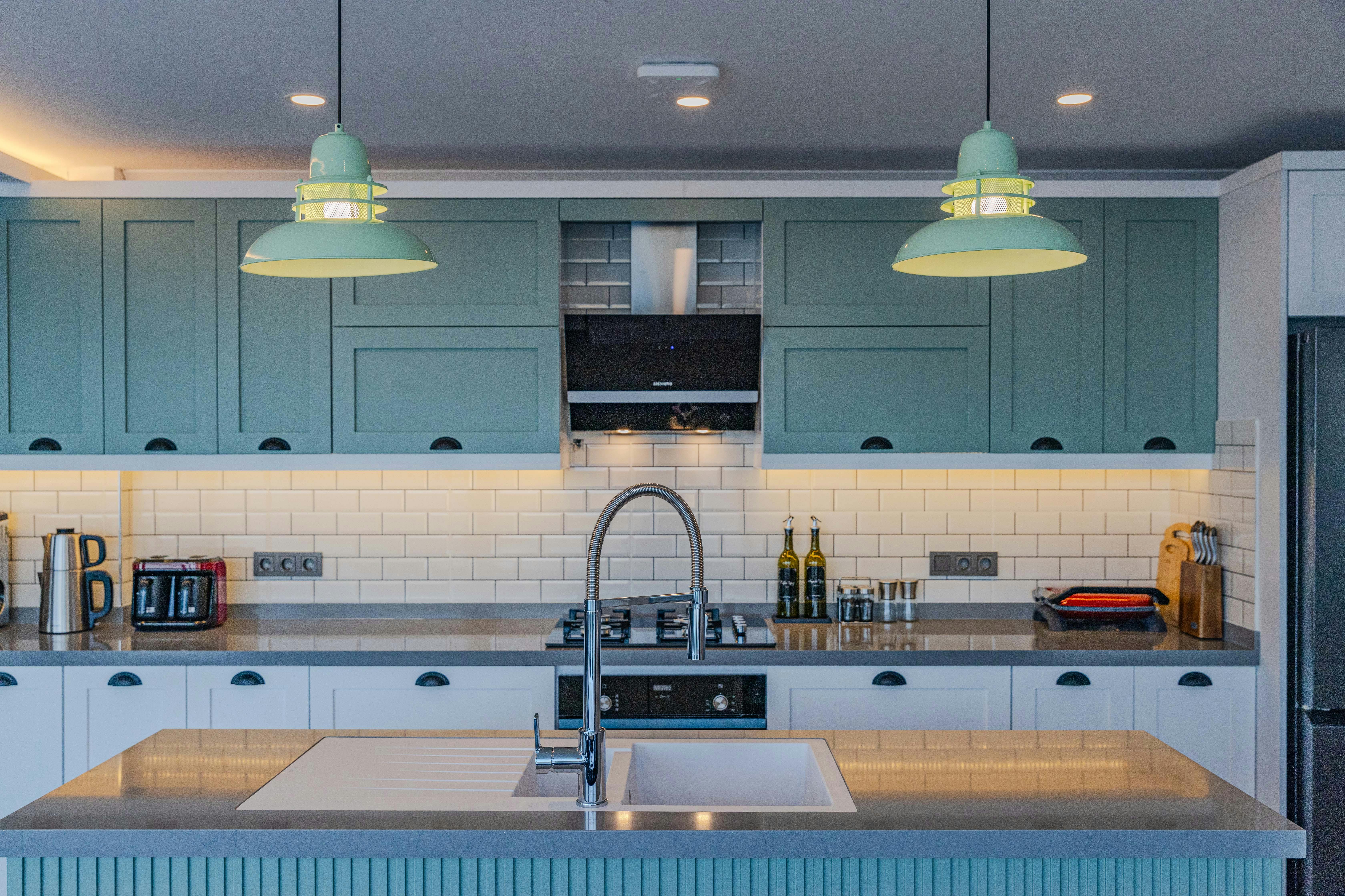 Cluttered kitchen