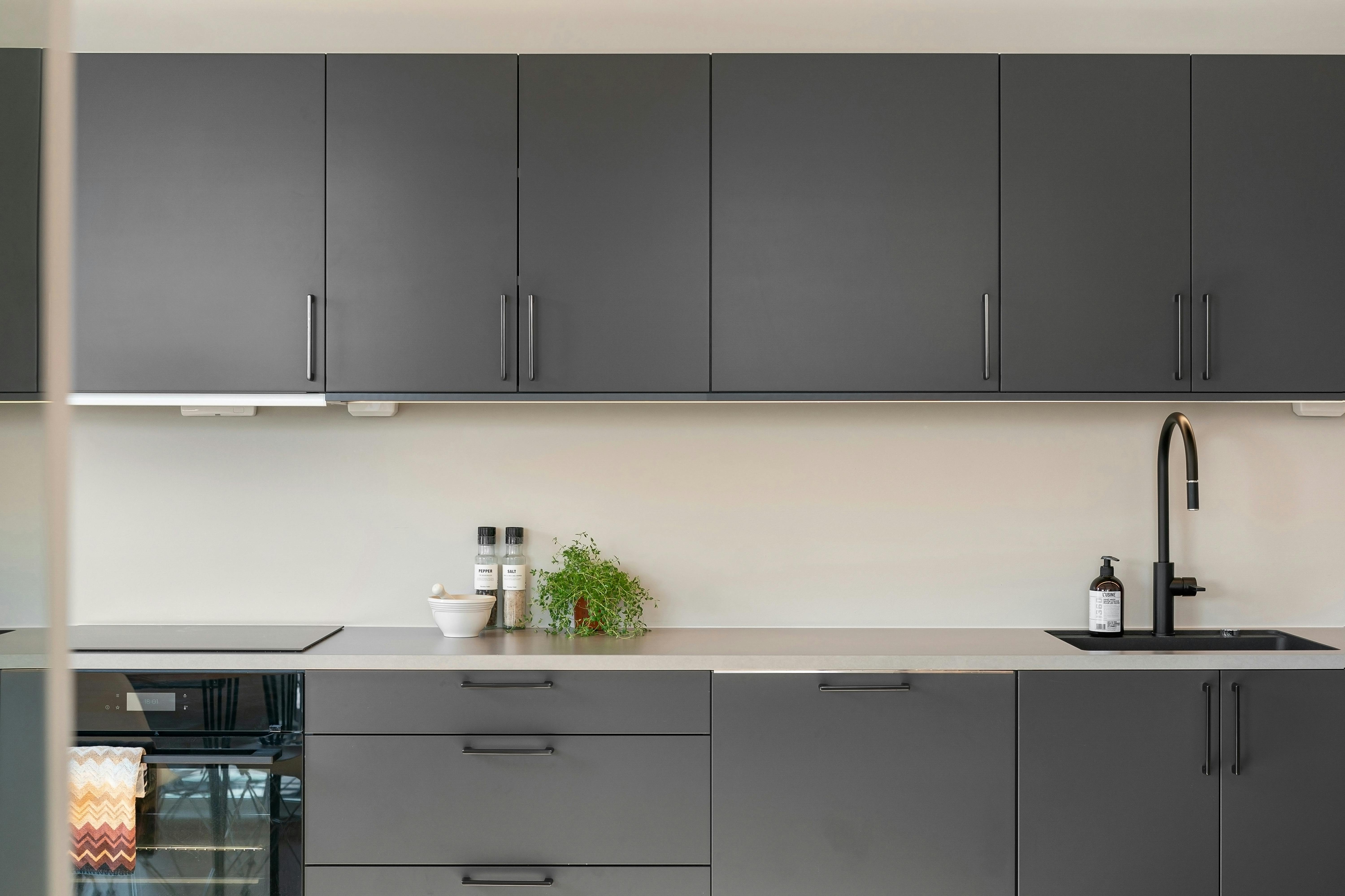 Wood tone kitchen