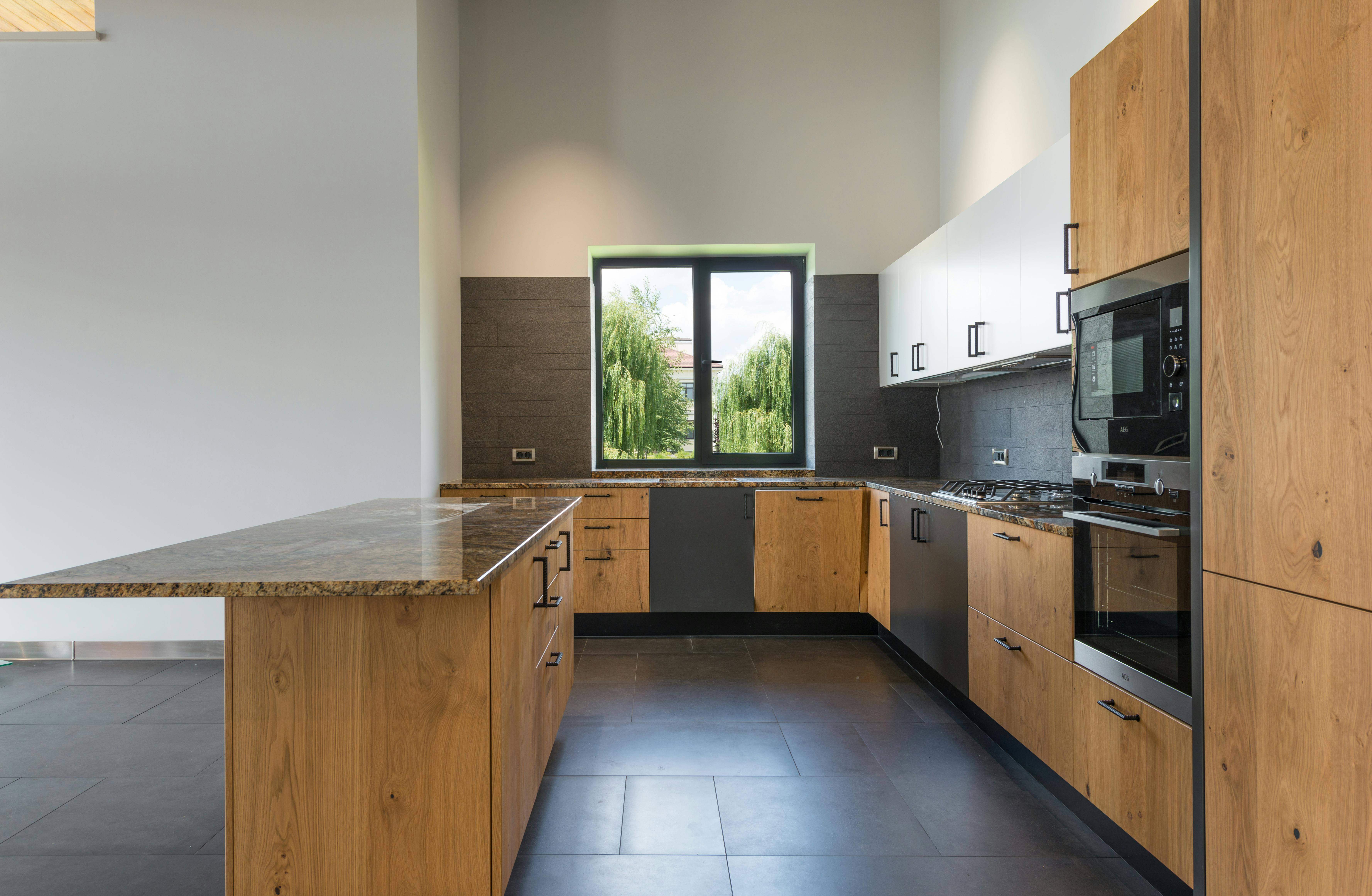 Modern white kitchen